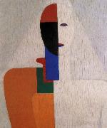 Kasimir Malevich Half-length of Female oil painting